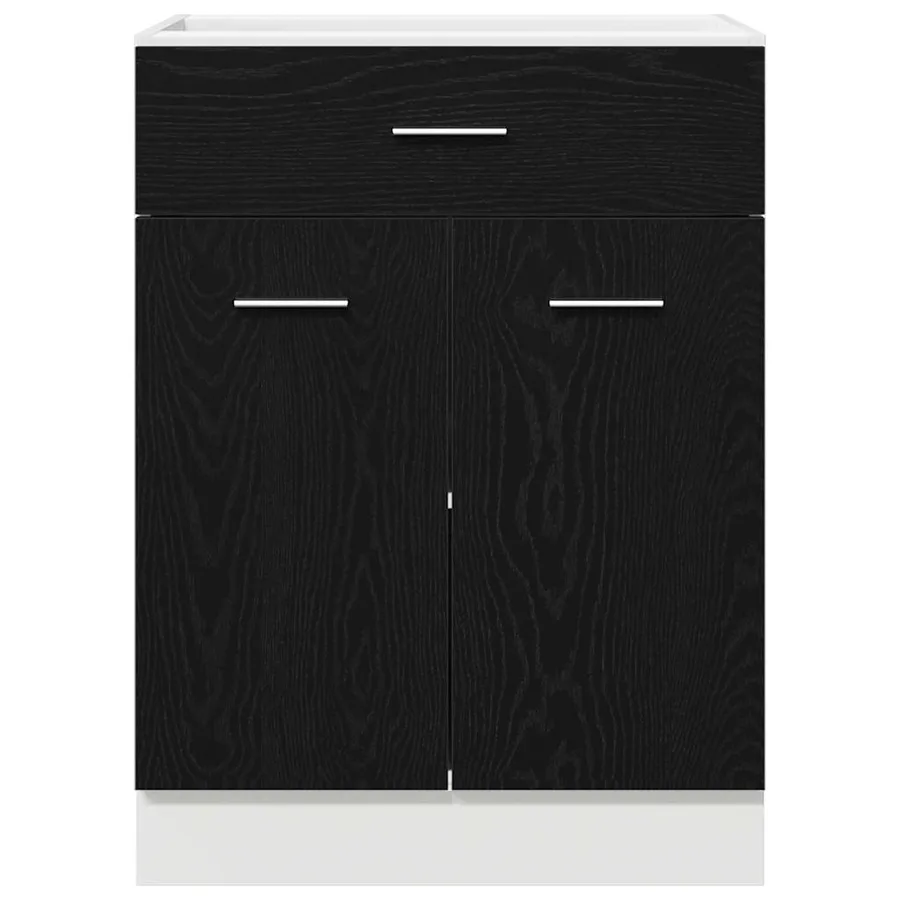 Armoire suspendue avec tiroir Chêne noir 60 x 46 x 81,5 cm - 7
