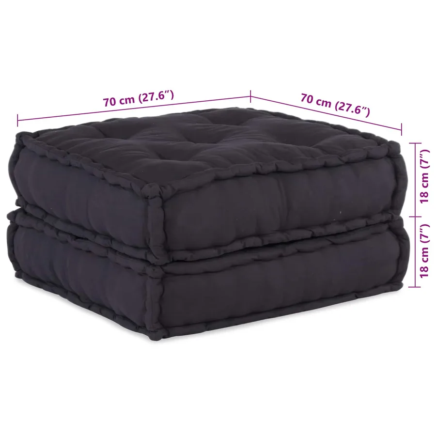 Unité de canapé modulaire 4 pcs Anthracite Tissu - 11