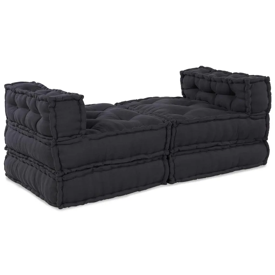 Unité de canapé modulaire 4 pcs Anthracite Tissu - 2