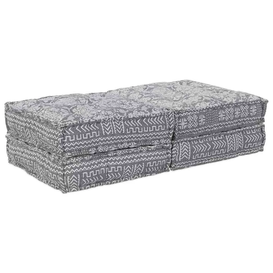 Unité de canapé modulaire 2 pcs Gris clair 140 x 70 x 36 cm