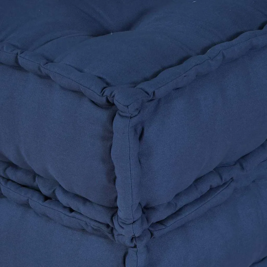 Unité de canapé modulaire 4 pcs Indigo Tissu - 12