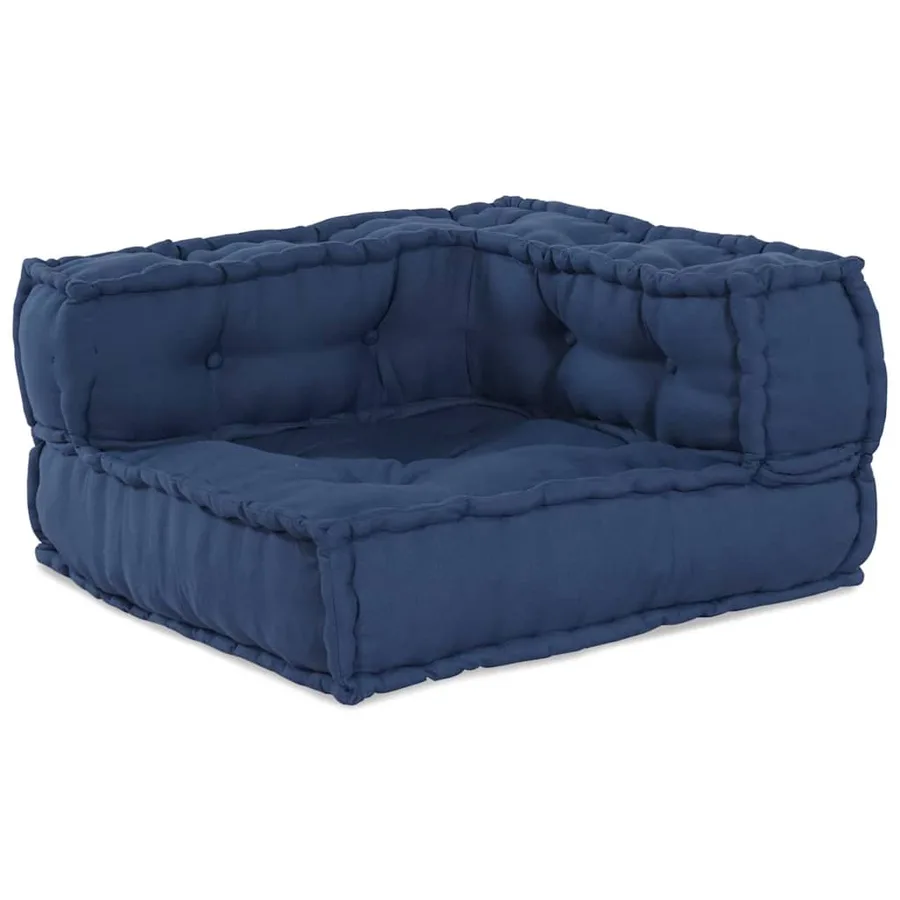 Unité de canapé modulaire 4 pcs Indigo Tissu - 4