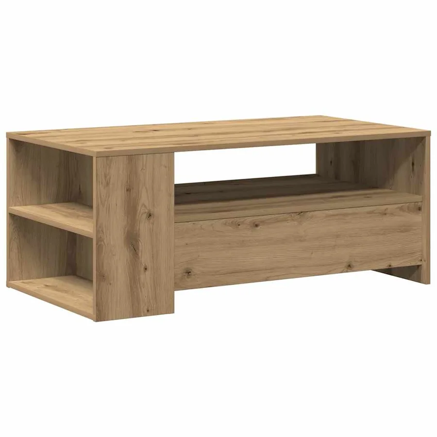Table basse Chêne artisanal 102 x 55 x 43,5 cm - 6