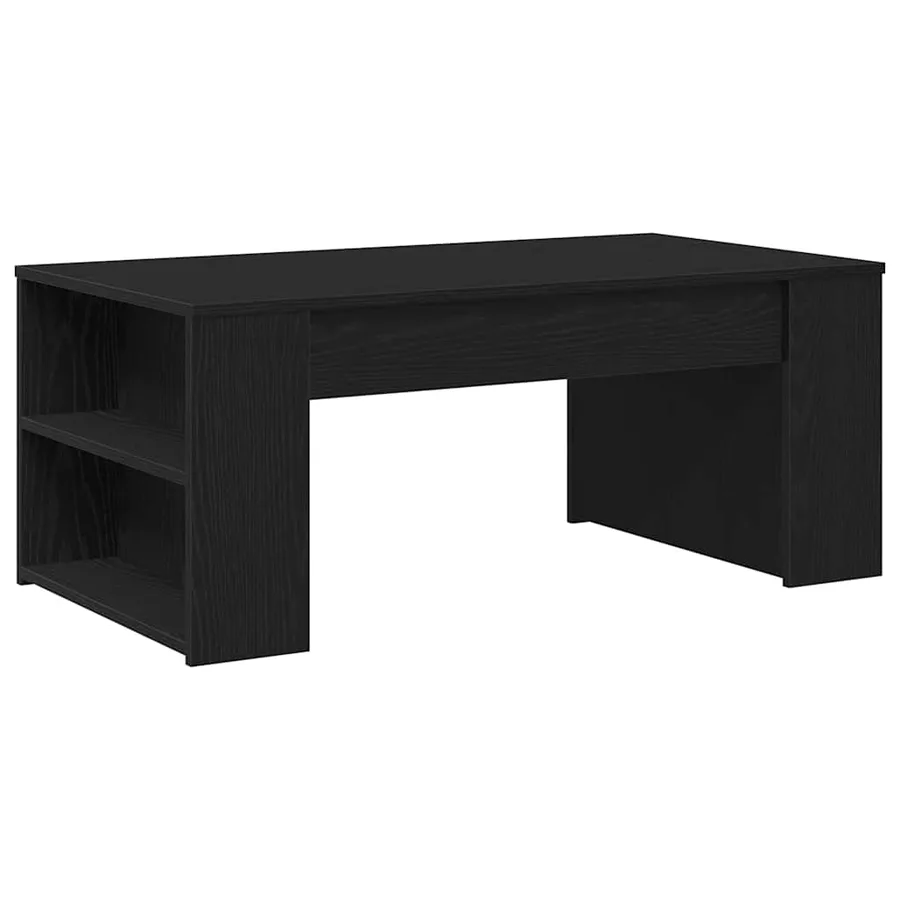 Table basse Chêne noir 102 x 55 x 42 cm Bois d'ingénierie - 2