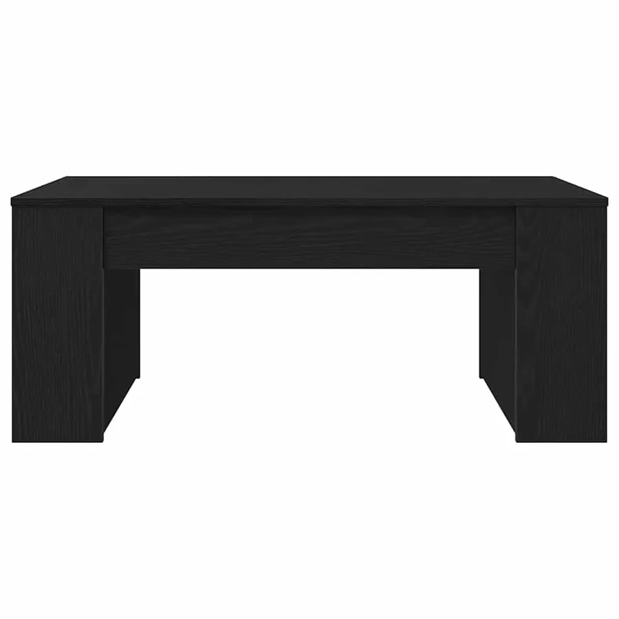Table basse Chêne noir 102 x 55 x 42 cm Bois d'ingénierie - 6