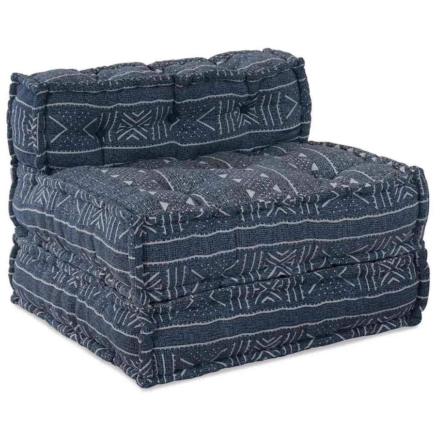 Unité de canapé modulaire Impression Indigo 70 x 70 x 56 cm