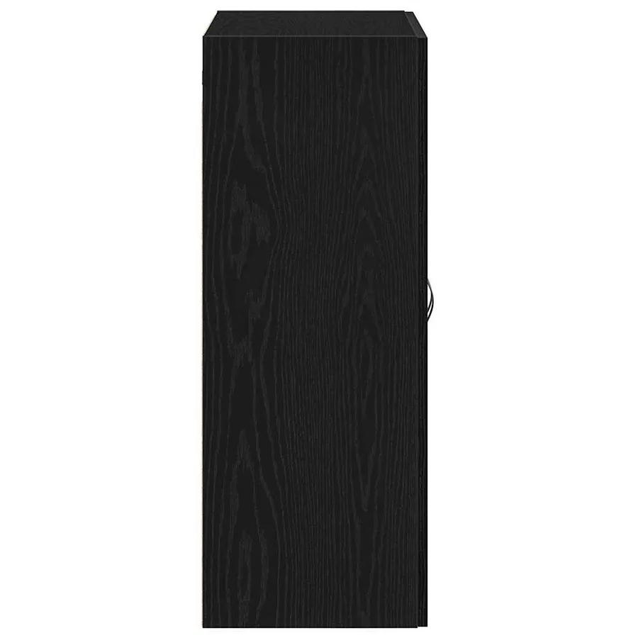 Meuble mural Chêne noir 69,5 x 34 x 180 cm Bois d'ingénierie - 7