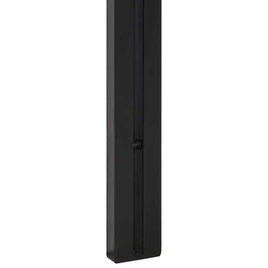Tête de lit 120 cm bois massif d'acacia et fer - 8