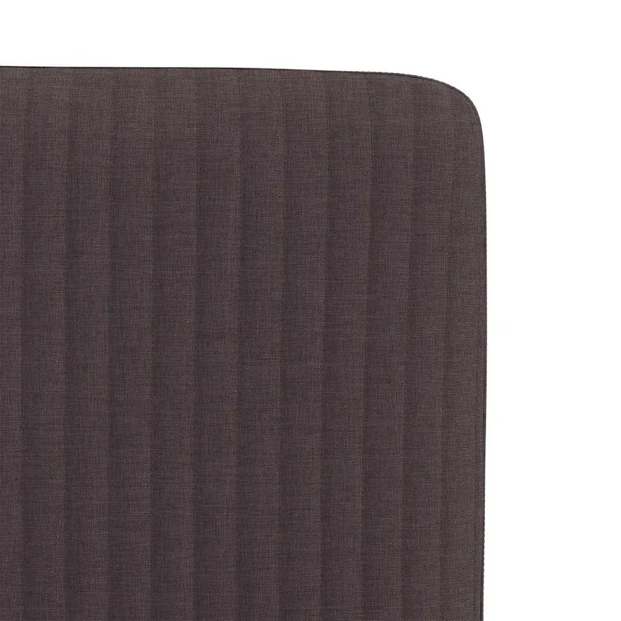 Chaises à manger lot de 2 marron foncé tissu - 7