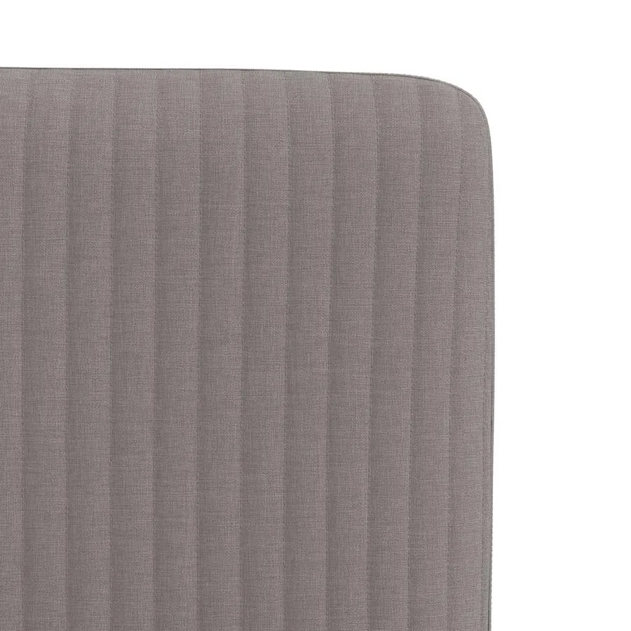 Chaises à manger lot de 2 taupe tissu - 7
