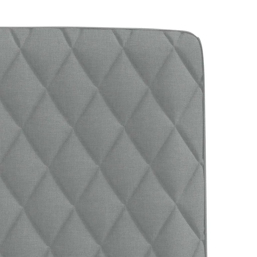 Chaises à manger lot de 4 gris clair tissu - 7