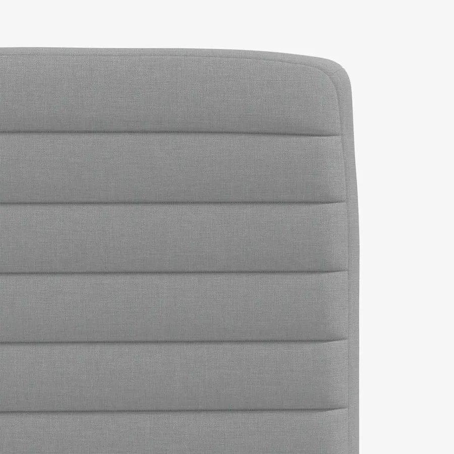Chaises à manger lot de 6 gris clair tissu - 7
