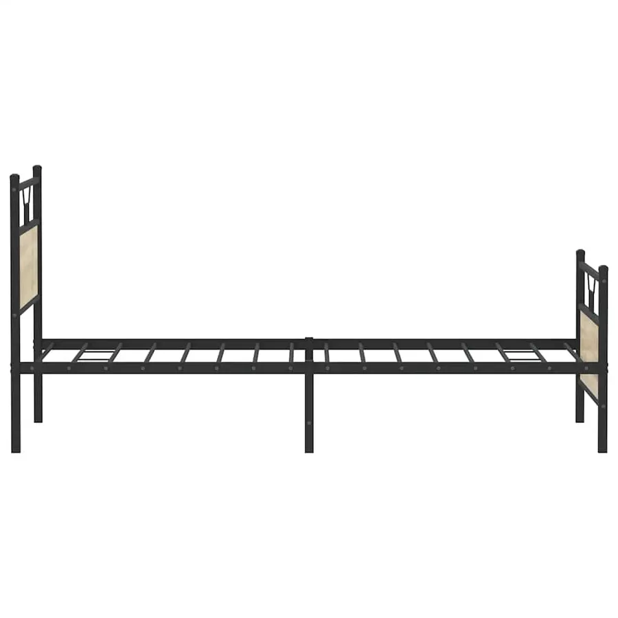 Cadre de lit sans matelas chêne sonoma 100x190 cm - 7