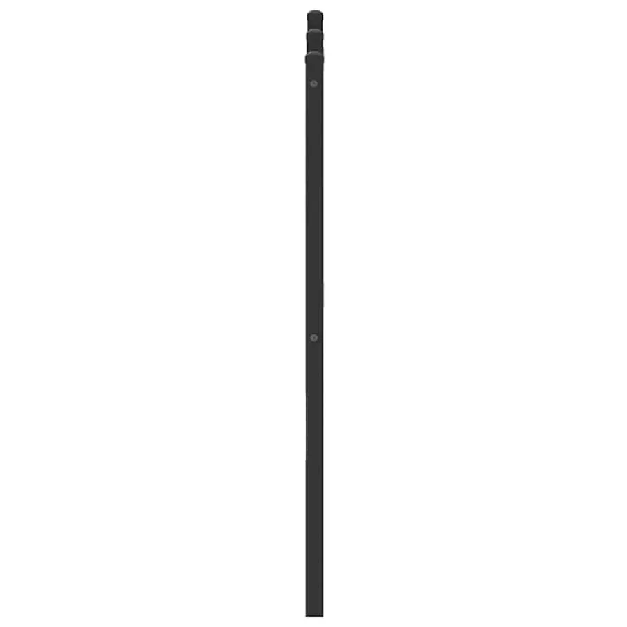 Tête de lit de remplacement chêne fumé 193 cm bois d'ingénierie et acier - 5