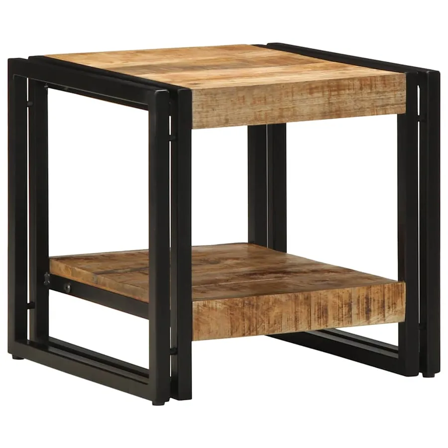 Table basse Marron 40 x 40 x 38 cm Bois de mangue massif