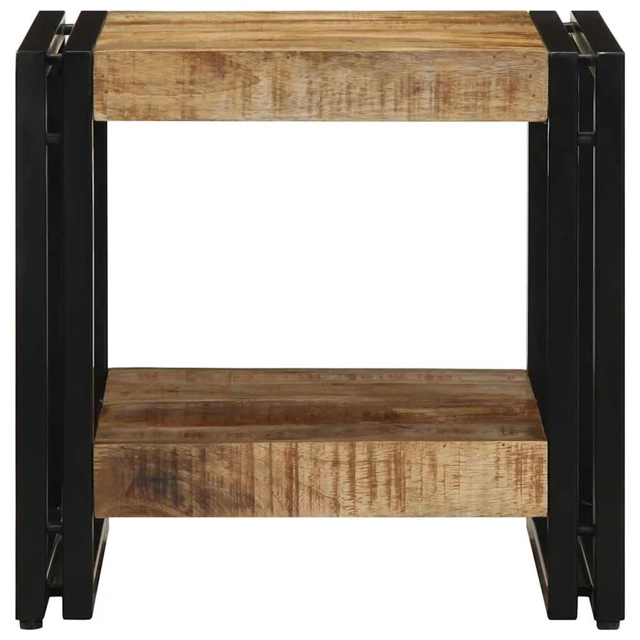 Table basse Marron 40 x 40 x 38 cm Bois de mangue massif - 4