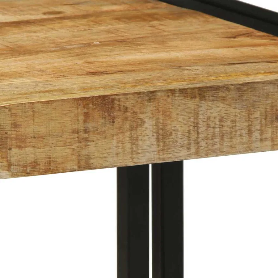Table basse Marron 40 x 40 x 38 cm Bois de mangue massif - 7