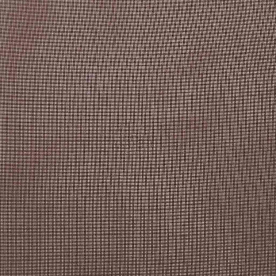 Rideaux en voile avec passants 2 pcs marron - 8