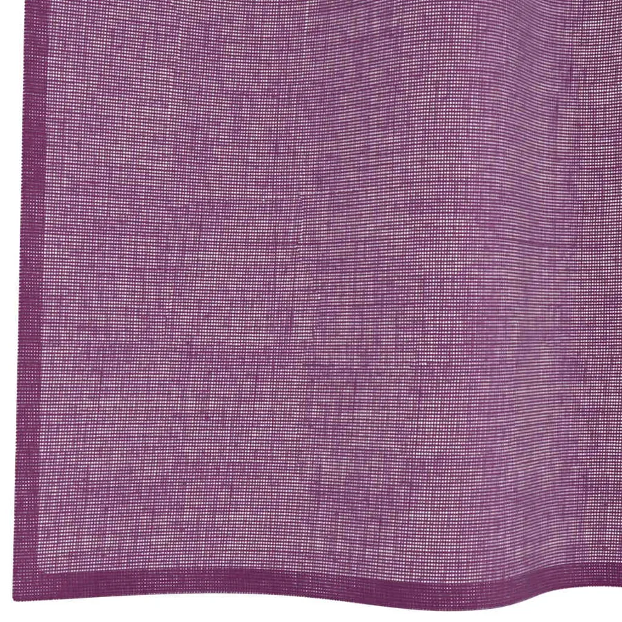 Rideaux en voile avec œillets 2 pcs violet 140x245 cm - 6