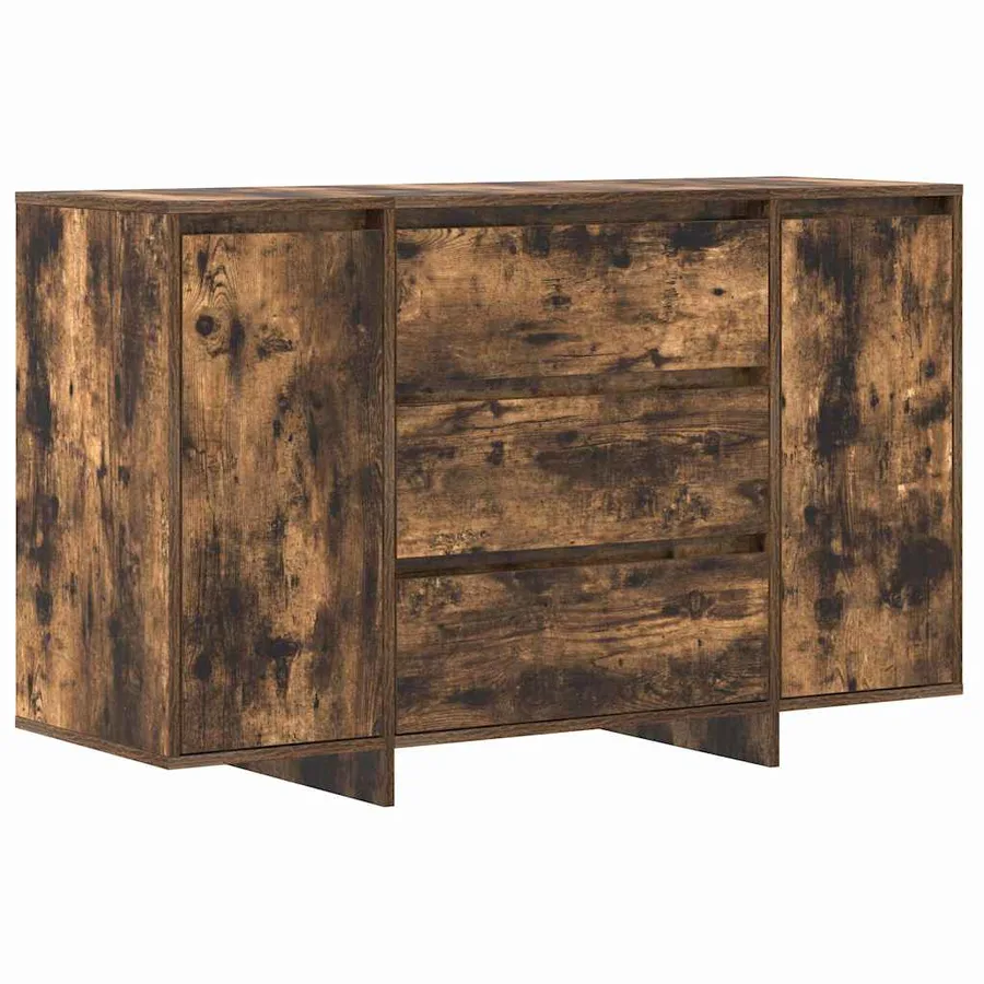 Buffet Chêne fumé 120 x 41 x 75 cm Bois d'ingénierie - 2