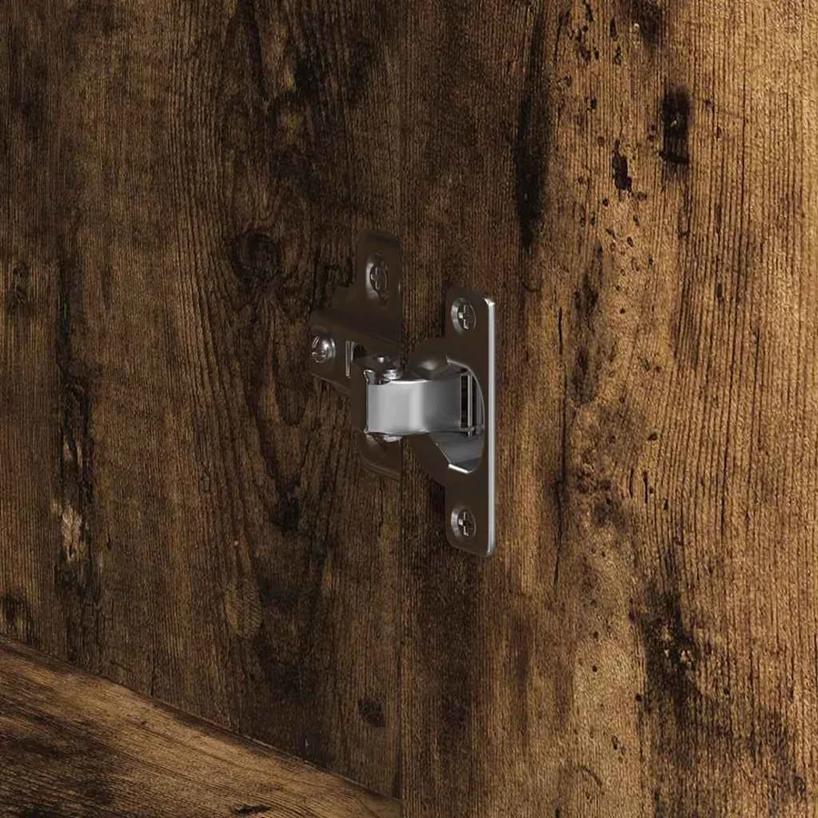 Buffet Chêne fumé 120 x 41 x 75 cm Bois d'ingénierie - 8