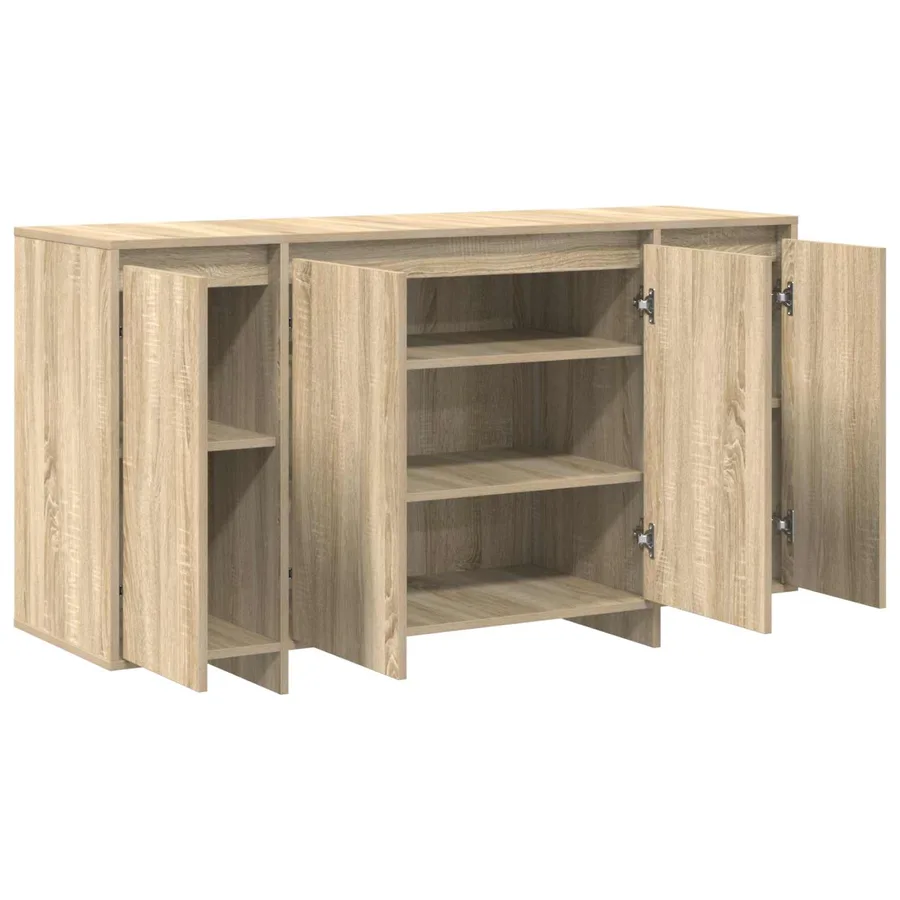 Buffet Chêne Sonoma 135 x 41 x 75 cm Bois d'ingénierie - 5