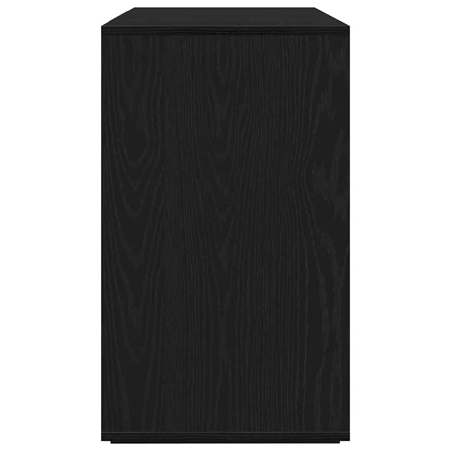 Buffet Chêne noir 135 x 41 x 75 cm Bois d'ingénierie - 7