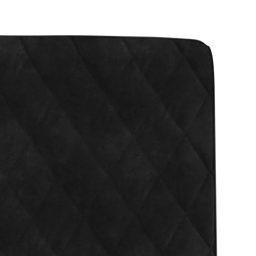 Chaises à manger lot de 4 Noir Velours - 7