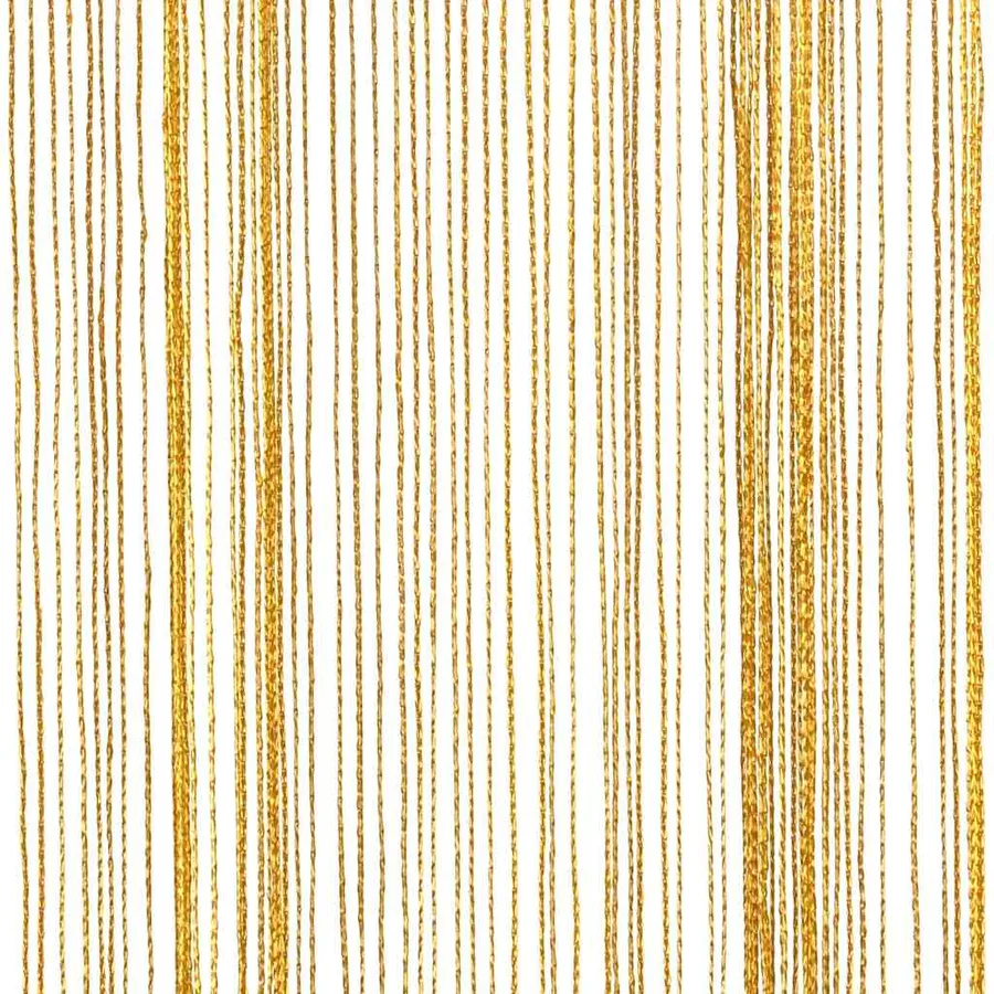 Rideaux à fils 2 pcs or 140x250 cm - 8