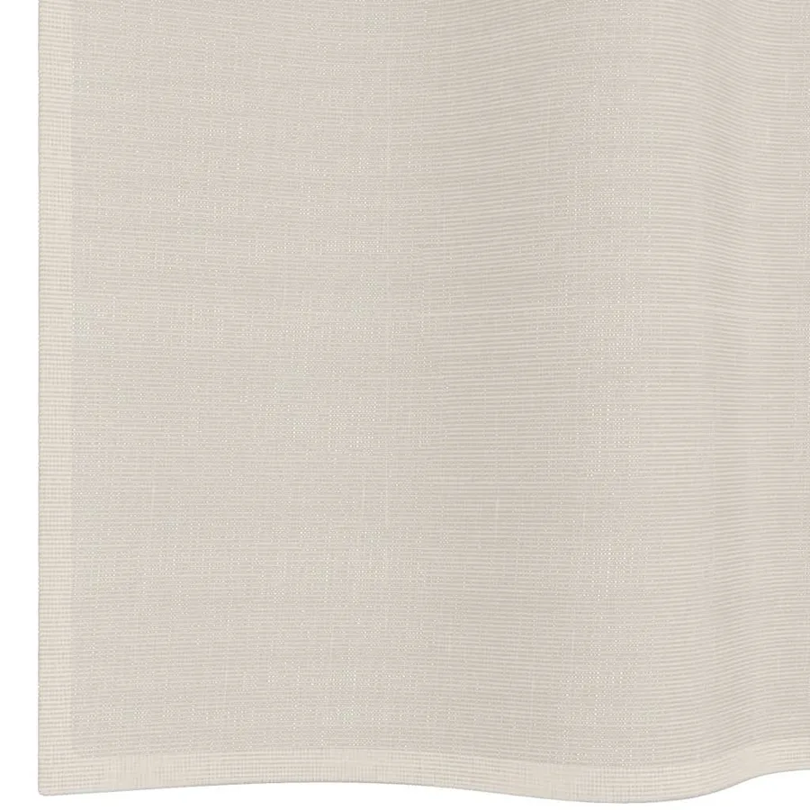 Rideaux en voile avec œillets 2 pcs crème 140x245 cm - 6