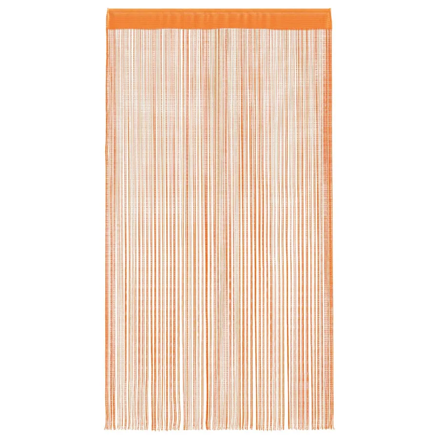 Rideaux à fils 2 pcs orange 100x250 cm - 4