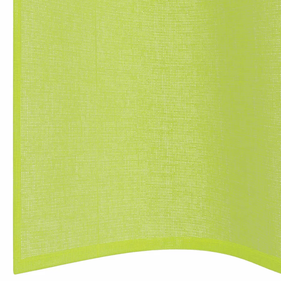 Rideaux en voile avec œillets 2 pcs vert pomme 140x260 cm - 6