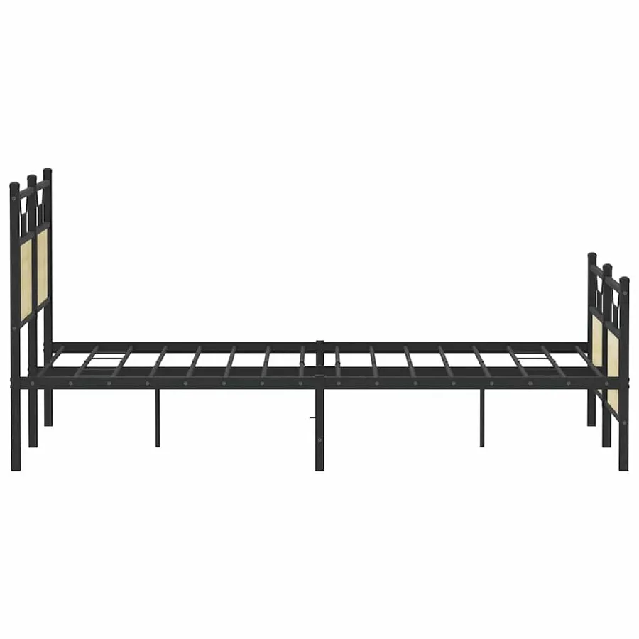 Cadre de lit sans matelas chêne sonoma 150x200 cm - 7
