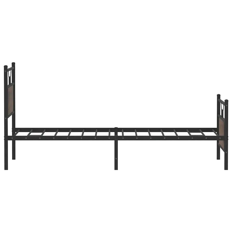 Cadre de lit sans matelas chêne marron 90x200cm bois ingénierie - 7