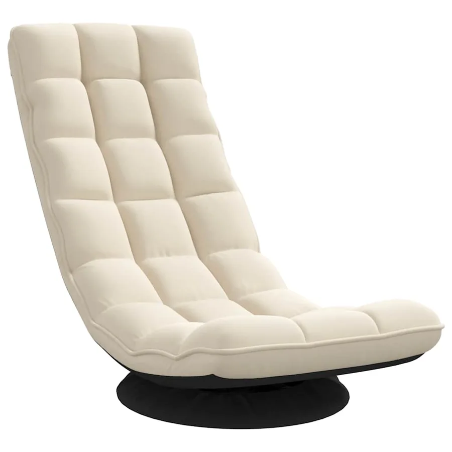 Chaise de sol pivotante en lin 70x51x79 cm - 2