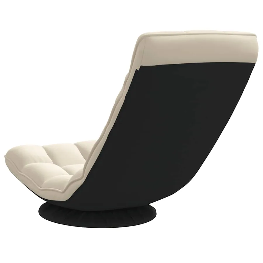 Chaise de sol pivotante en lin 70x51x79 cm - 6