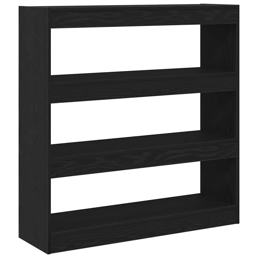 Bibliothèque Chêne noir 100 x 30 x 103 cm Bois d'ingénierie - 2