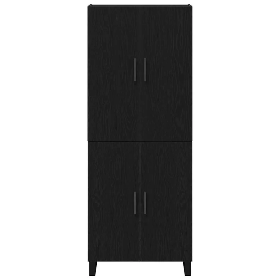 Haut Armoire 2 pcs Chêne noir 69,5 x 34 x 180 cm - 6