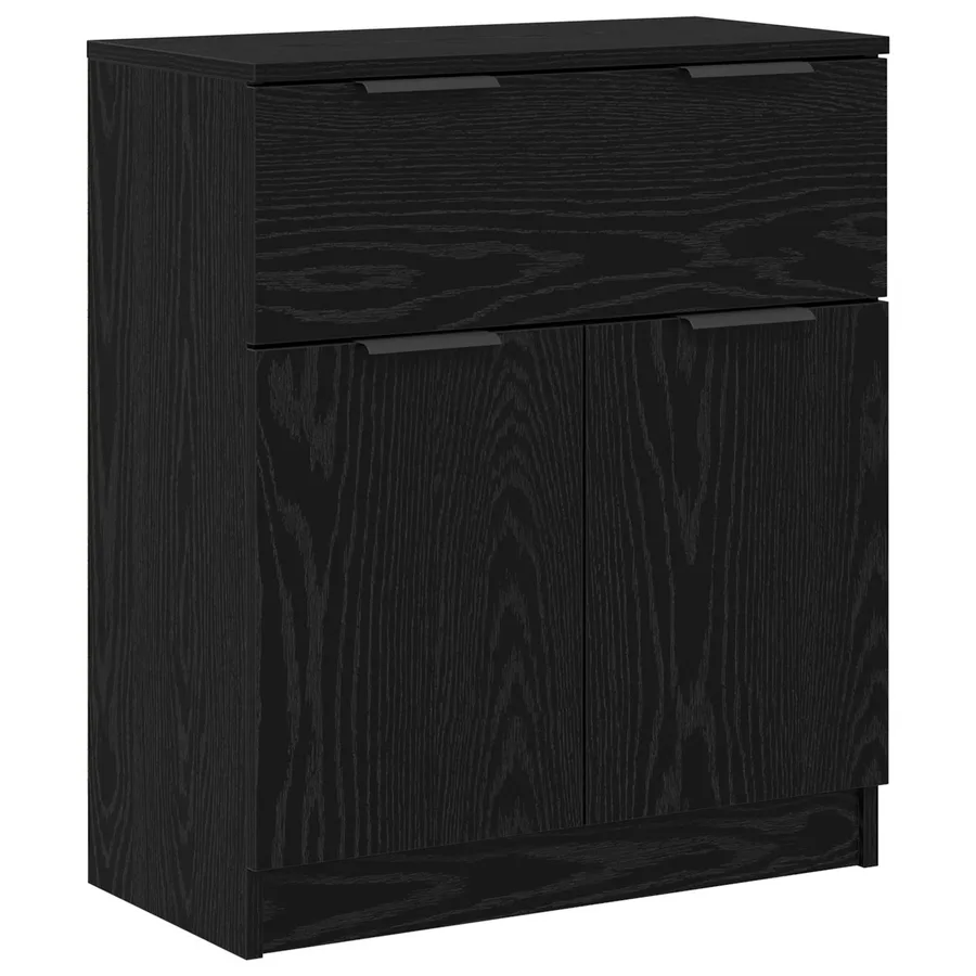 Buffet 3 pcs Chêne noir 181 x 30 x 70 cm Bois d'ingénierie - 7