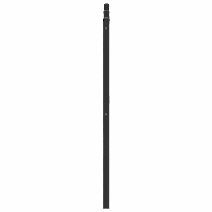 Tête de lit de remplacement chêne marron 193 cm bois d'ingénierie et acier - 5