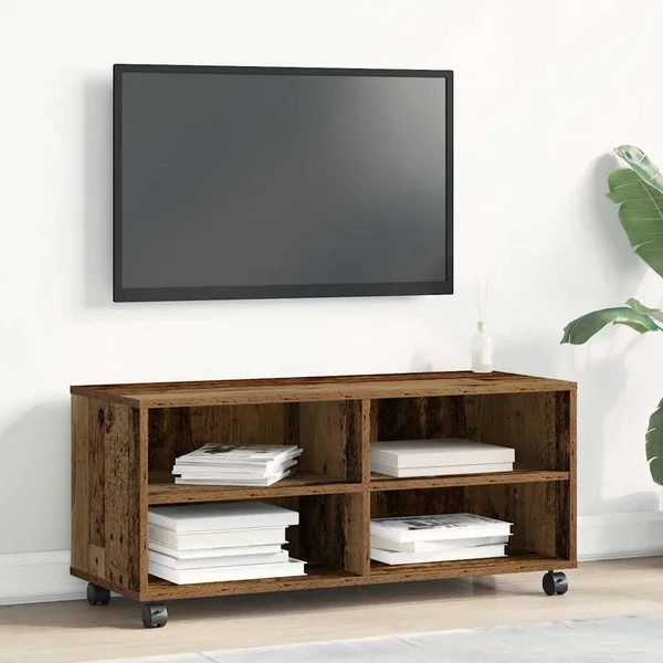 Meuble TV Marron 90 x 35 x 40,5 cm Bois d'ingénierie