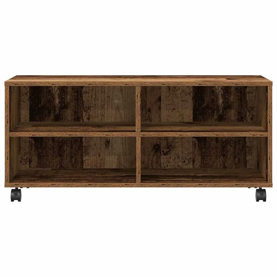 Meuble TV Marron 90 x 35 x 40,5 cm Bois d'ingénierie - 5