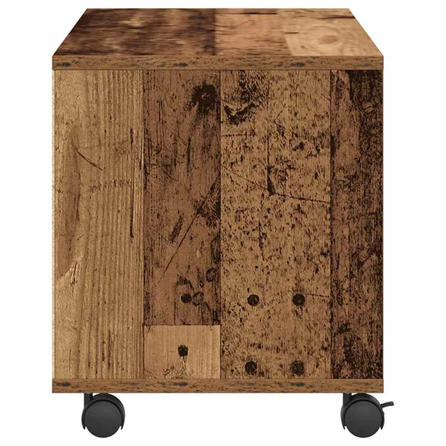 Meuble TV Marron 90 x 35 x 40,5 cm Bois d'ingénierie - 6
