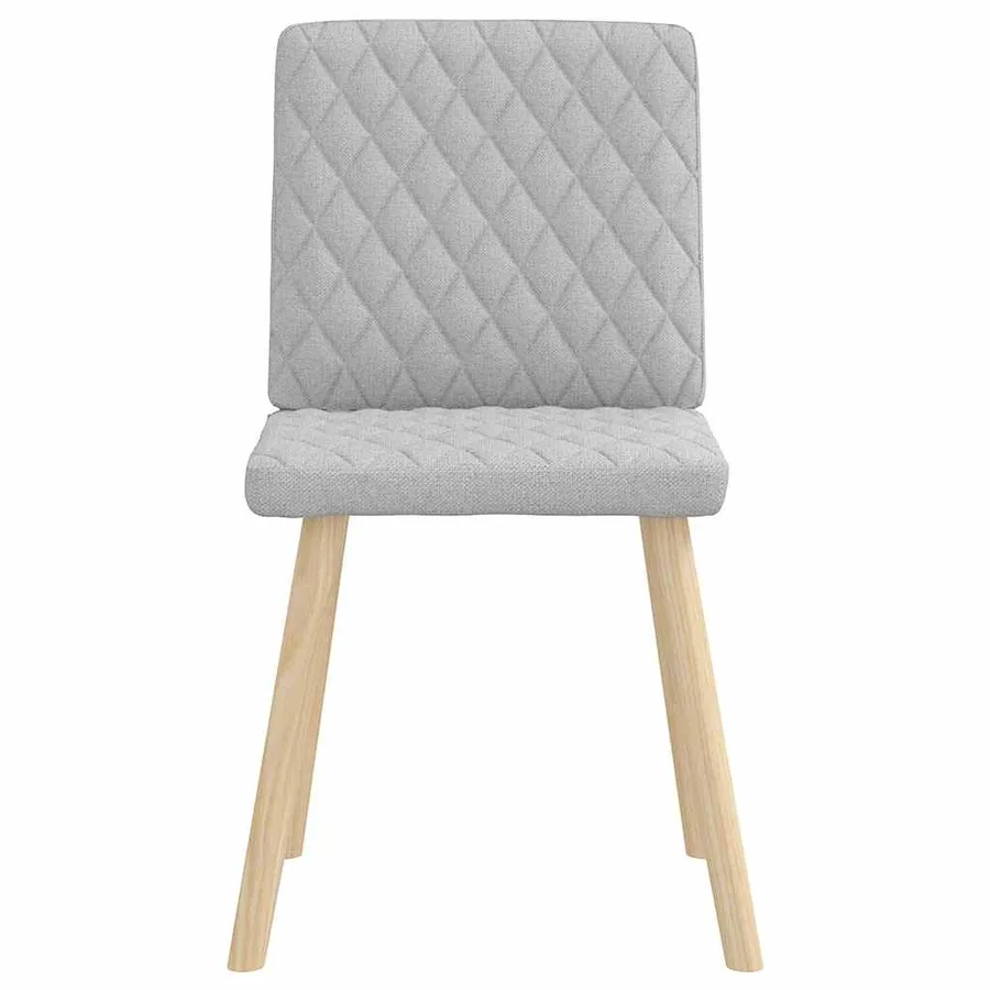 Chaises à manger lot de 2 gris nuage tissu - 3