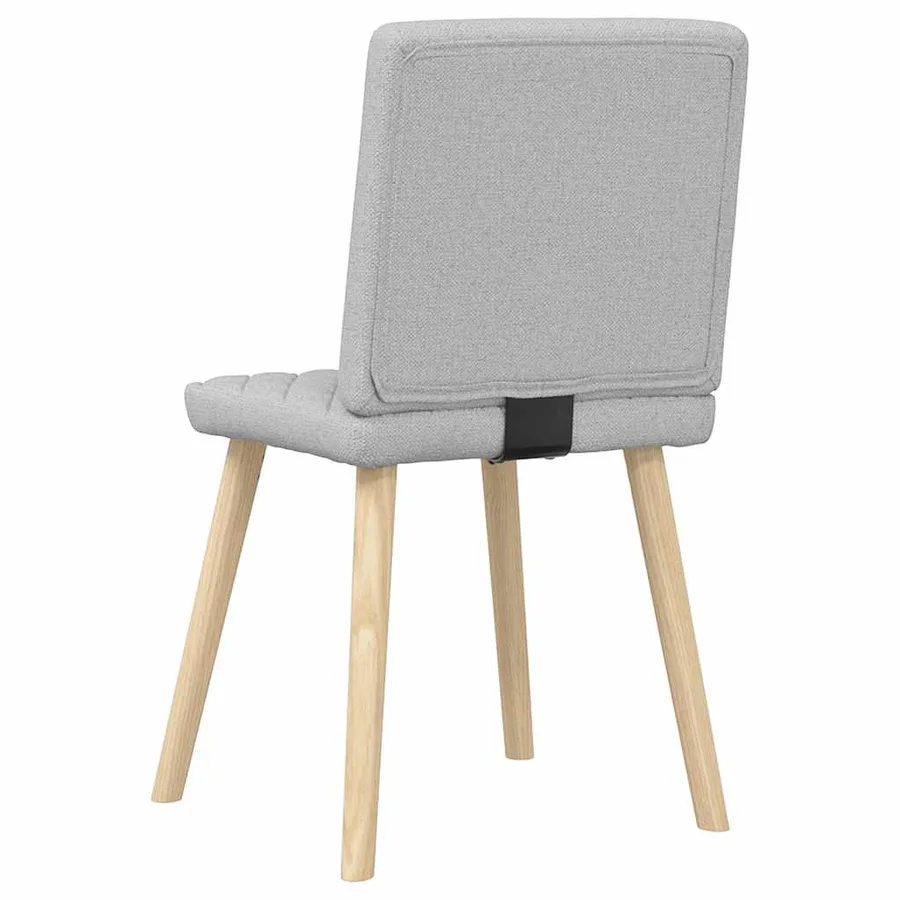 Chaises à manger lot de 2 gris nuage tissu - 6