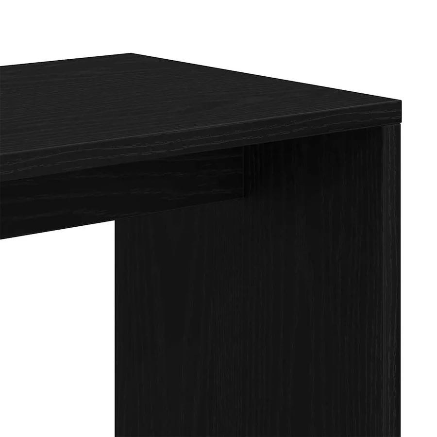 Table Gigogne 3 pcs Chêne noir Bois d'ingénierie - 8