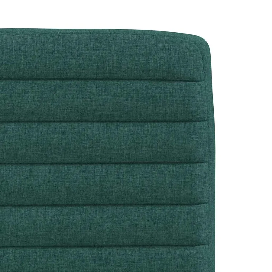 Chaises à manger lot de 2 vert foncé tissu - 7