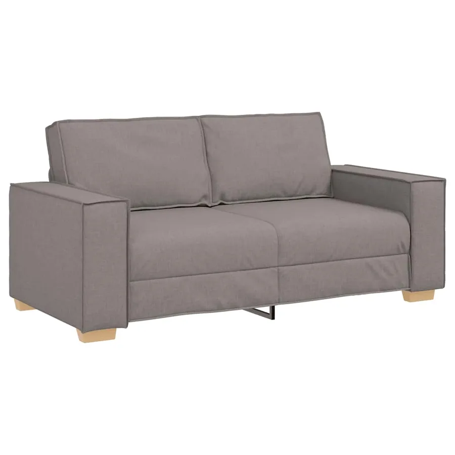 Canapé 2 places Taupe 180x78x84 cm Tissu - 2
