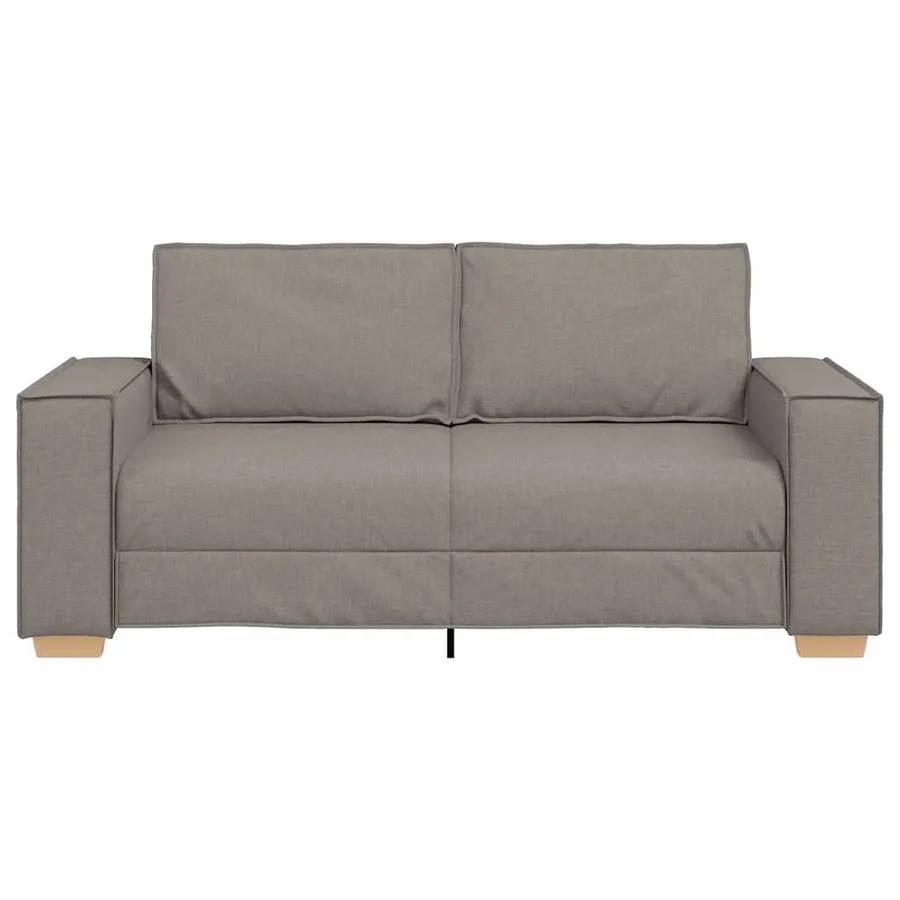 Canapé 2 places Taupe 180x78x84 cm Tissu - 4