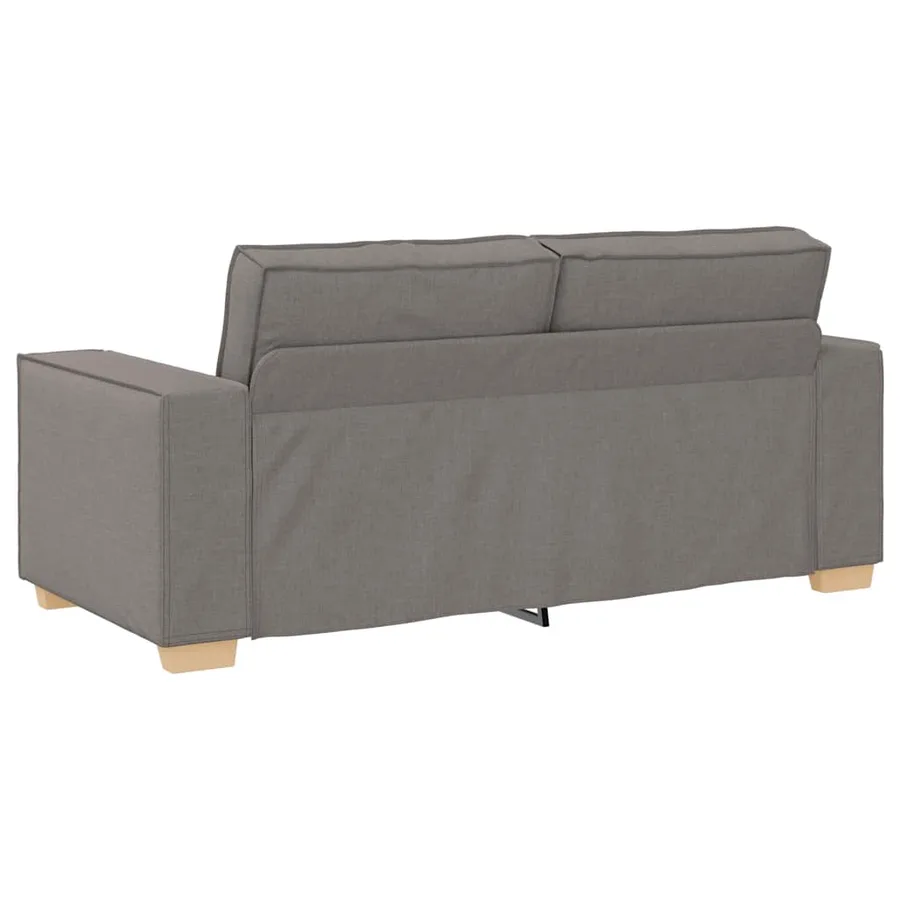 Canapé 2 places Taupe 180x78x84 cm Tissu - 5